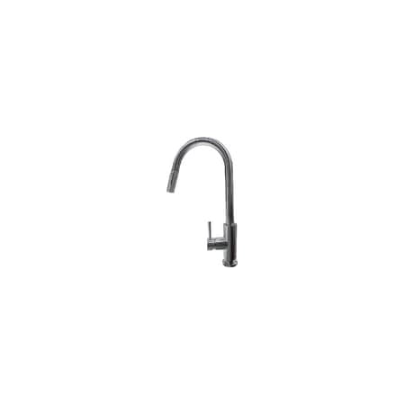 Lippert Flow-Max 719333 Pull Down Single Hole Faucet; Bullet Style 719333